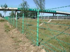 大廣高速公路刺鐵絲護欄 大廣高速公路刺鐵絲護欄
